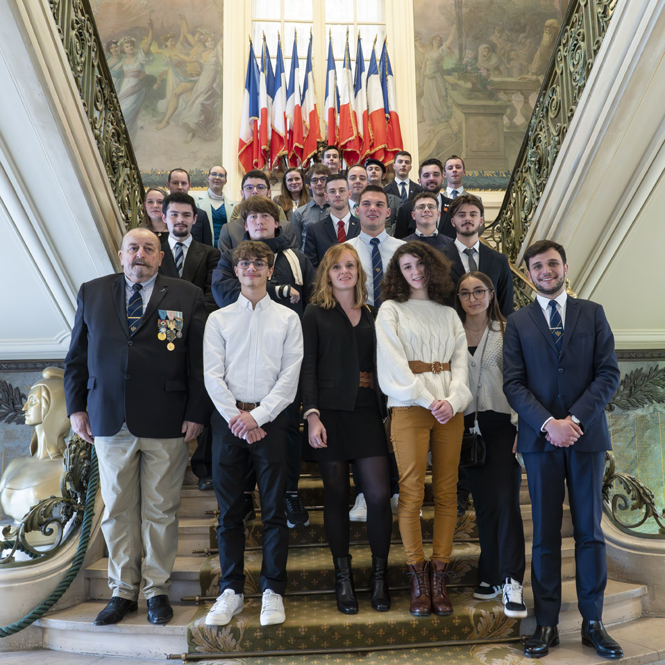 57e Prix de Civisme et de Devouement a la collectivite organise par l Union Federale des Anciens Combattants Mairie de Saint Mande 10 fevrier 2024