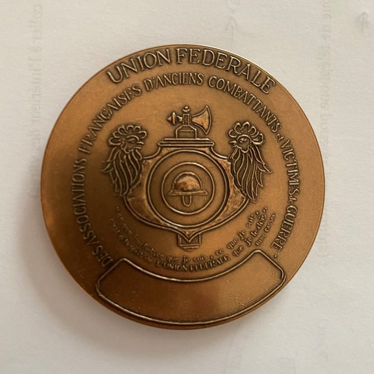 Médaille René Cassin verso