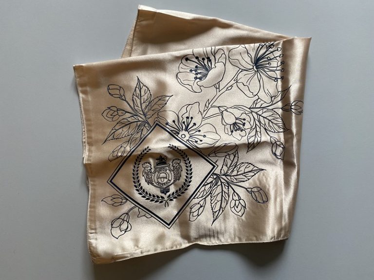 foulard beige