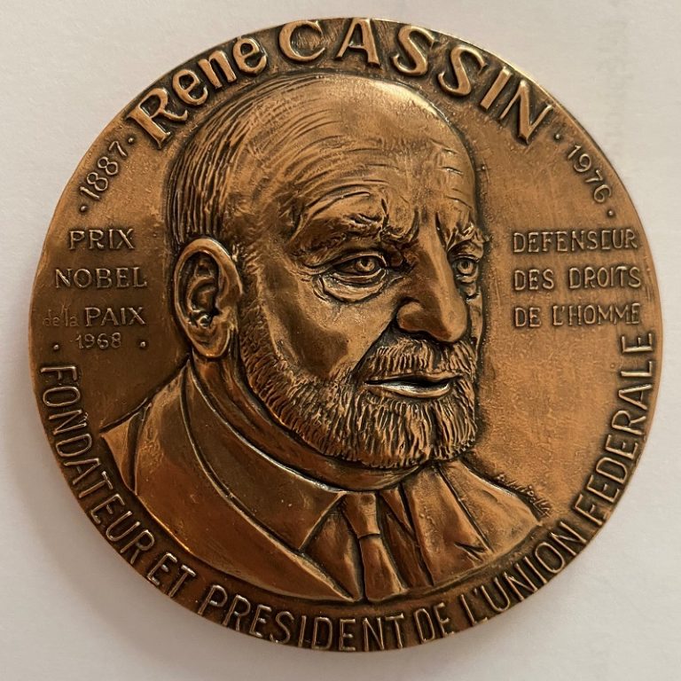 médaille Rene Cassin - Union fédérale